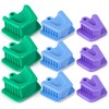 9PCS Dental Bite Blocks, Oral Silicone Mouth Prop Cheek Retrackors