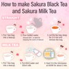 YAMASAN KYOTO UJI Sakura Japanese Loose Leaf Black Tea Bag