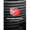 WOJET Pressure Washer Hose 25ftx1/4”, Ultra Flexible Power Washer Hose