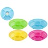 PMS 834051 Assorted Round Party Chip N Dip Platter-1 Pack,