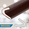 Adhesive V Shape Weather Stripping Weatherstrip, Flex Seal Strip Foam