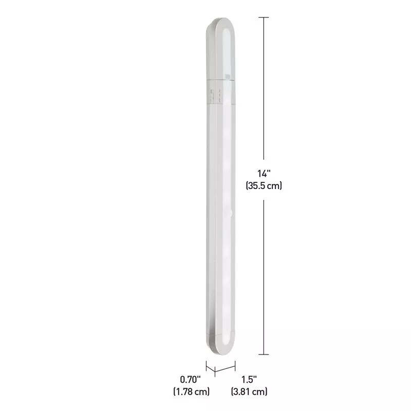 Globe Electric Disinfecting Germicidal Light 13.98 in. L White Battery