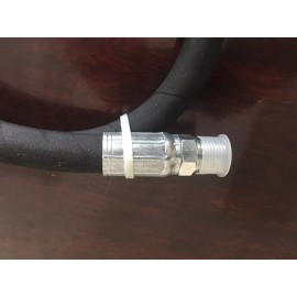 Gator 1/2" x 96" 2-Wire 5,000 PSI Hydraulic Hose Assembly with 2- Male Pipe Fittings