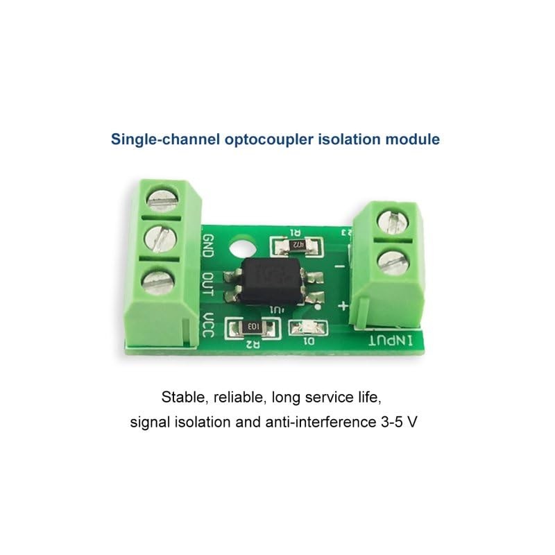 1Pc Green 1-Channel PC817 Optocoupler Isolation Module Optoelectronic Isolator Signal
