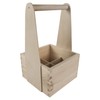WooDeeDoo Wooden Bottle Carrier Caddy | Fits 4x 330/500 ml
