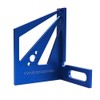 Upgrade Woodworking Measuring Ruler Metric/Inch 3D Multi-Angle Aluminum Alloy 22.5/30/45/60/67.5/90