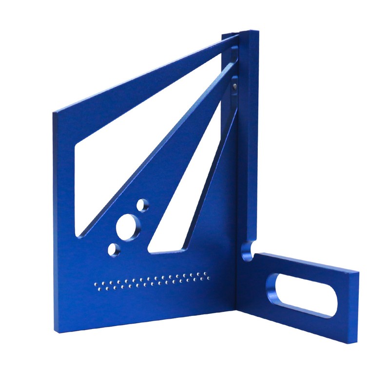 Upgrade Woodworking Measuring Ruler Metric/Inch 3D Multi-Angle Aluminum Alloy 22.5/30/45/60/67.5/90