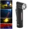 Mini Flashlight 90 Degree Tiltable Head LED Flashlight Magnetic Rechargeable