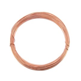 Bare Copper Craft Wire - 0.8mm 20 Gauge 10m, ​Wire for Sculpting, Craft Floral Making, Jewellery Making, Wire Weaving and Wrapping, Electroculture Copper Wire, 99.9% Pure Copper Wire