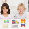Butterfly Craft Set, 40 Pieces Butterflies Wooden Children's Birthday Crafts,