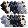 Geyuwoz Calzini da calcio 35-38 per bambini (12 paia) Calzini