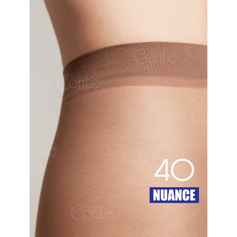 Conte elegant Matte Women's Tights with Silk Effect - Nuance