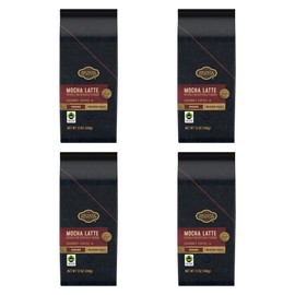 Private Selection Mocha Latte Medium Roast Ground Coffee 12 oz (Pack of 4)