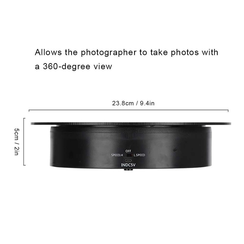 5KG Load Bearing 360 Degrees Rotating Turntable Display Stand for