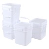 Waikhomes 3 gal Food Grade Plastic Bucket Pail Container with