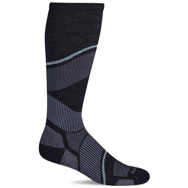 Sockwell Women's Stabilizer Knee High Firm Graduated Compression Sock, Black