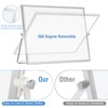 Jebeeynn Magnetic Dry Erase White Board with Stand, 12'' x