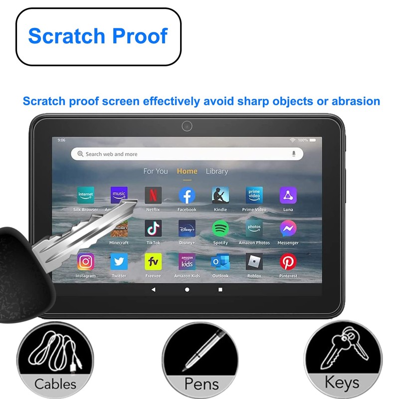KXOYJAD 2 Pack Screen Protector for 7 2022 Kids 7”