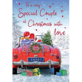 Piccadilly Greetings Traditional Christmas Card Special Couple - 9 x 6 inches - Regal Publishing