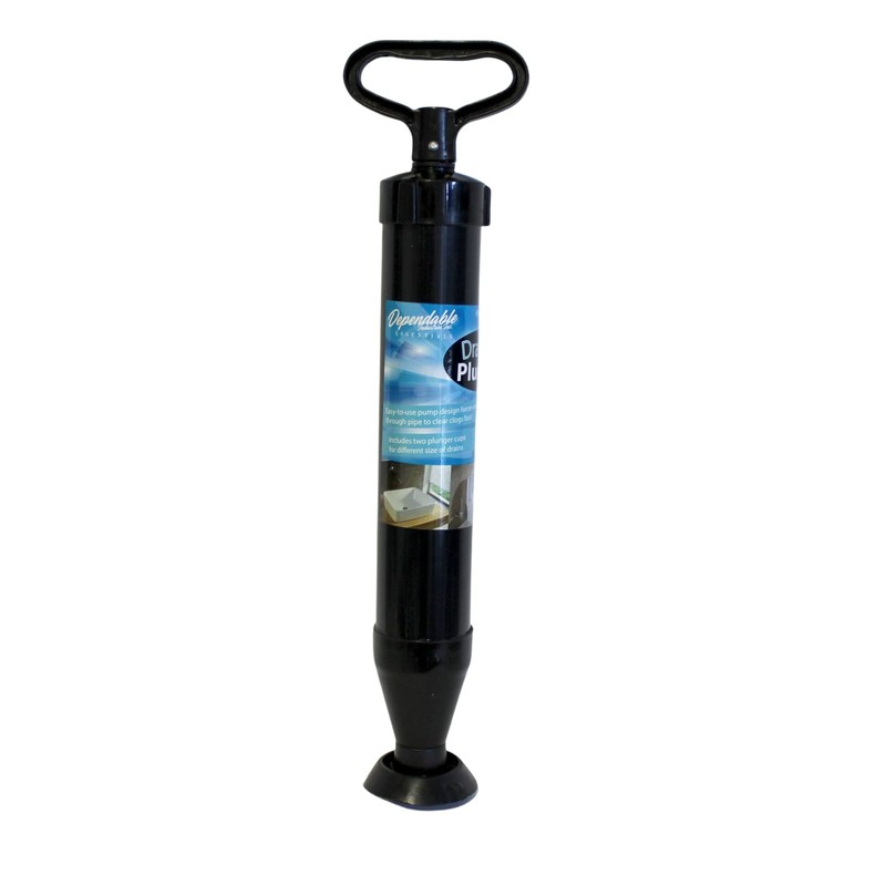 Dependable Industries inc. Essentials High Pressure Powerful Pump Multi-Drain Plunger
