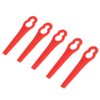 Annadue 40Pcs Plastic Cutters Blades Replacement for Cordless Grass Trimmer