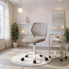 Homy Casa Professional Massage Chair with Ergonomic Design and Adjustable Features for Salon, Spa, and Home Relaxation (Corduroy Grey)