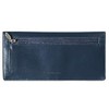 Big Skinny Slimvelope Leather Tri-Fold Checkbook Slim Wallet, Navy