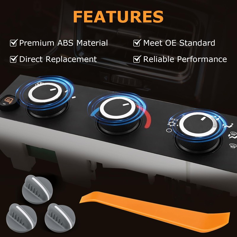 599-294 Front A/C Heater Climate Control Module Panel Compatible with