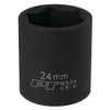 Performance Tool M834 1/2 Drive 6-Point Impact Socket, 24mm