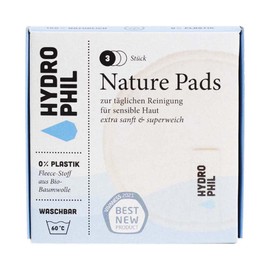 Hydrophil Nature Pads, Cotton, Pack of 3
