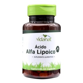 Acido Alfa Lipoico Cápsulas Vidanat Suplemento Alimen Sabor