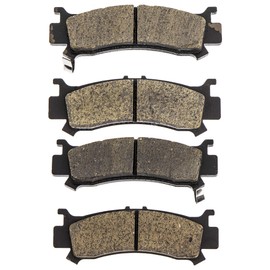 NICHE Brake Pad Kit for Honda Pioneer 1000 1000-5 06451-HL4-A01 06452-HL4-A01 Front Organic