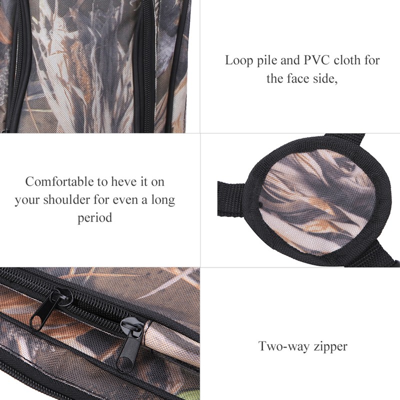 Reed Camouflage Outdoor Portable Messenger Archery Quiver Bag Arrow Bow