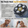 Magnetic 6D Shaver Replacement Heads, 2-Pack