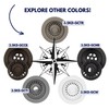 Nantucket 3.5KD-GCCB 3.5" Basket Strainer Kitchen Drain Set Assembly for