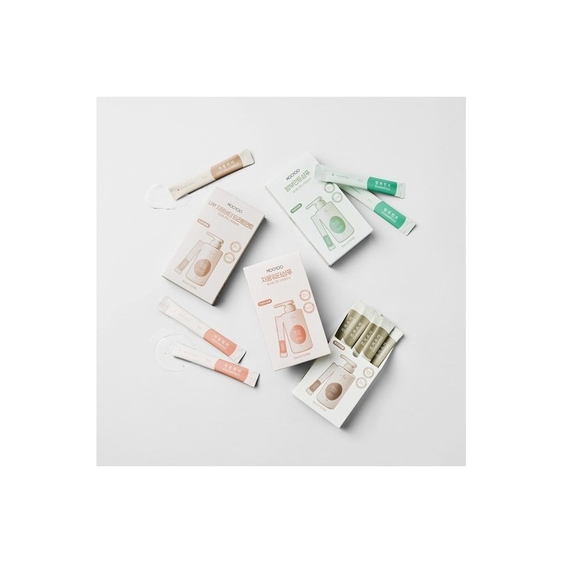 Bamboo Mint Shampoo Travel Stick Pouch 10ml-10 Pieces / 밤부민트샴푸
