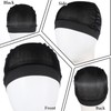 Nogeqi 3 Pcs Silky Bonnet for Men Wave Cap Satin