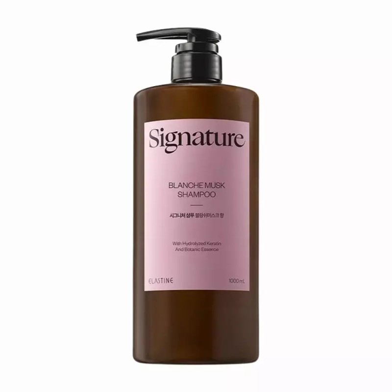 Elastine 엘라스틴 시그니처 샴푸 블랑쉬 머스크향 1L 1개 Elastin Signature