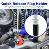 BZTT Quick Release Flag Pole Holder 1/4'' Flag Pole Mount