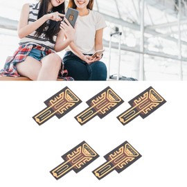 Pack of 5 Signal Amplification Stickers for Mobile Phones Improve Reception and Amplify Antenna Signal Wide Application for Ships, Elevators, Cars, Buildings, Tunnels