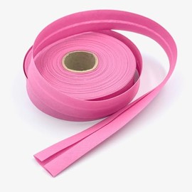 Craft Cult 30mm Wide Plain Bias Binding Tape - 25 Metre Roll (25 - Candy Pink)