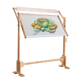 Floor-Standing Type Stand with Adjustable Embroidery Stand Cross Stitch Floor Stand for Living Room, Dining Room, Study Room, Bedroom(29.52*15.75inch)
