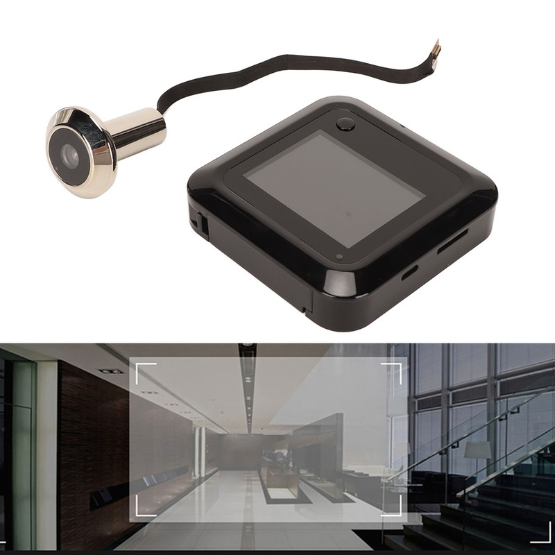 Home Video Doorbell 145 Degree Wide Angle 2.4in Digital LCD