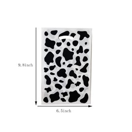 30PCS Cow Print Treat Candy Bags Goodie Bags Party Favors Bag Animal Theme Gift Bags for Birthday Kids Party Cow Print Themed Party Favors