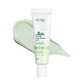 VTCOSMETICS CICA UV Tone Up Base, 4 Types, SPF50+/PA++++, Sensitive Skin, Dry Skin, Skincare, Makeup Base, UV Care, Healthy Complexion, Radiant Skin, Korean Cosmetics, CICA (Mint)