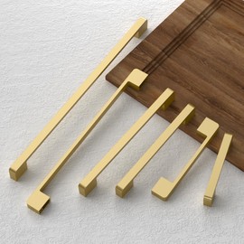 FILTA Gold 7.5 Inch(192mm) Kitchen Cabinet Handles,10 Pack Gold Cabinet Pulls Cabinet Hardware for Cabinets Cupboard Drawer