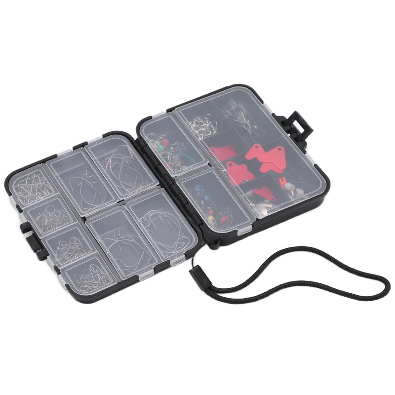 Fishing Lures Baits Tackle Box with Rope Stainless Steel Material