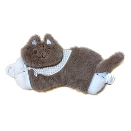 Cute Animal Eye Masks, Soft Plush Fluffy Sleeping Eye Cover, Blindfold, Assorted Designs (Brown Capybara)