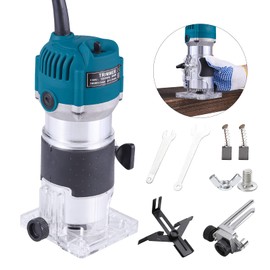 Router Tool, 110V 800W Compact Wood Router Tool for Woodworking, Electric Hand Trimmer