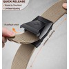 Tactical Belt for Men,BULLIANT Men Stretch Nylon Web Gift Belt